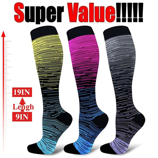 Compression socks colour range