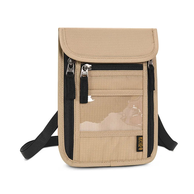 RFID Anti-Theft Travel Neck Pouch
