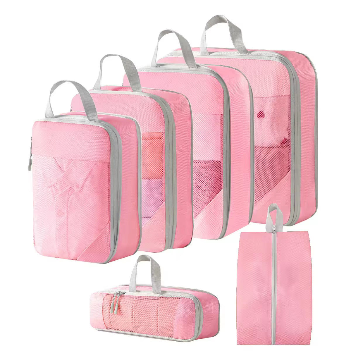 Compression Packing Cubes for Suitcases