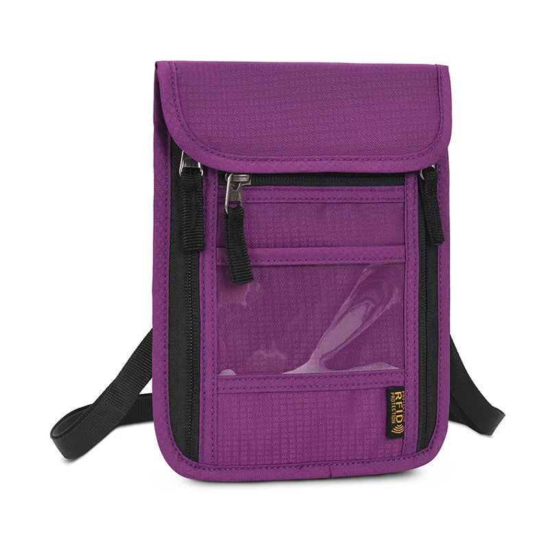 RFID Anti-Theft Travel Neck Pouch