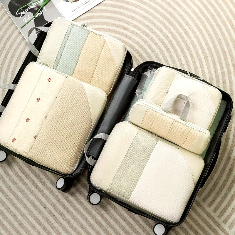 Compression Packing Cubes for Suitcases