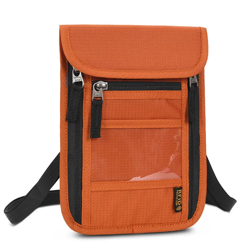 RFID Anti-Theft Travel Neck Pouch