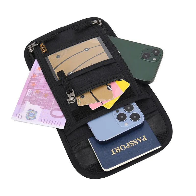 RFID Anti-Theft Travel Neck Pouch