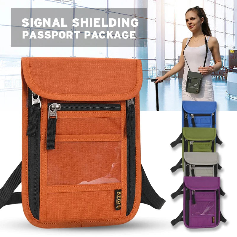 RFID Anti-Theft Travel Neck Pouch