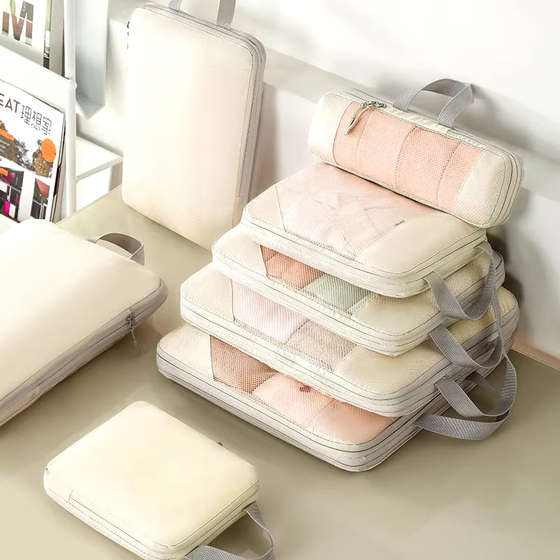 Compression Packing Cubes for Suitcases