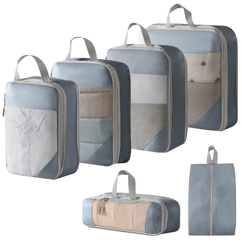 Compression Packing Cubes for Suitcases
