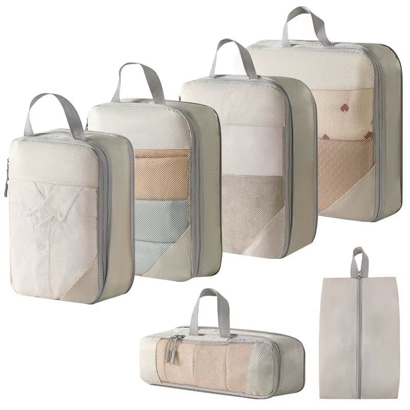 Compression Packing Cubes for Suitcases