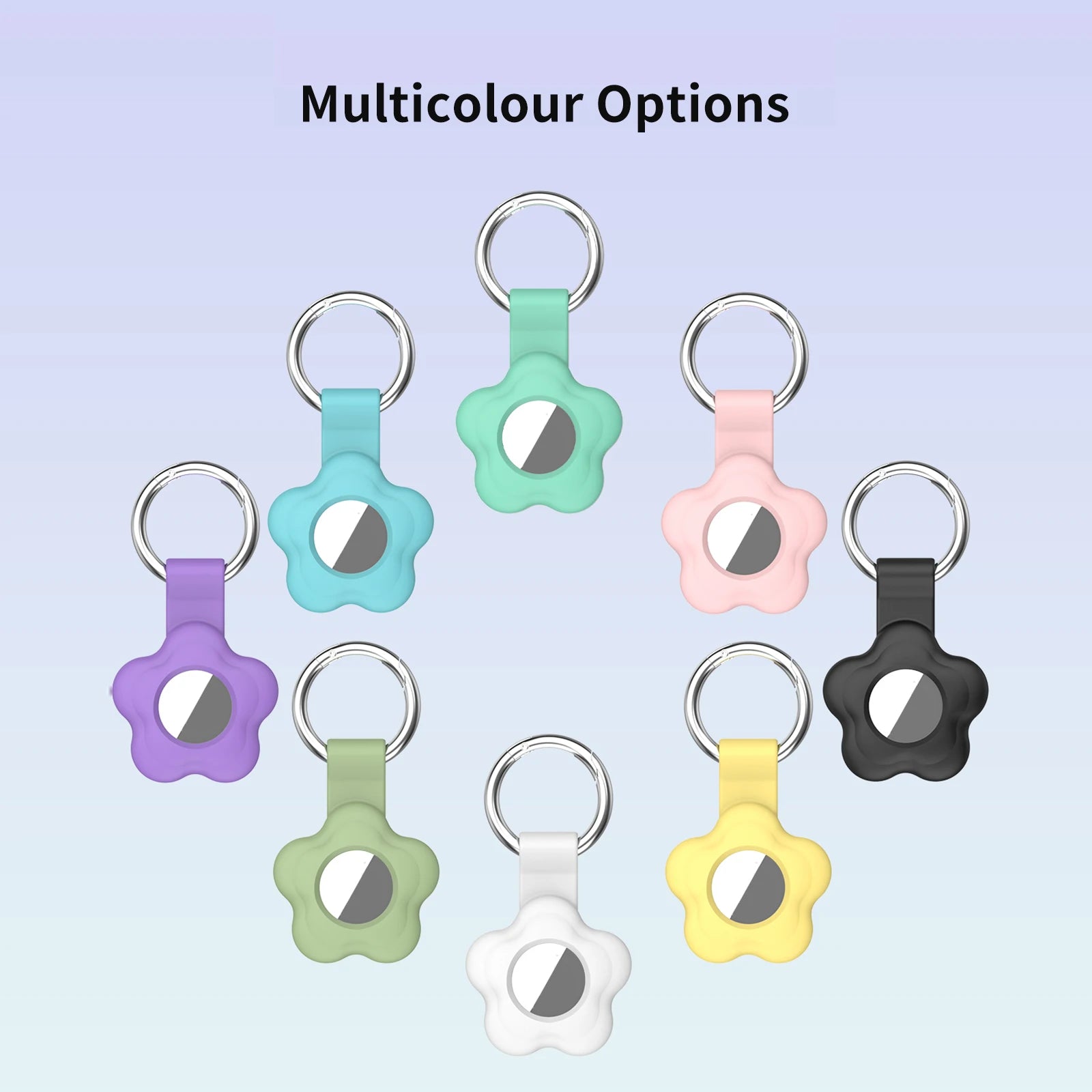 Airtag Silicone Case with Keychain