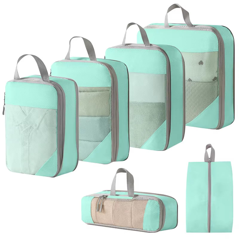 Compression Packing Cubes for Suitcases
