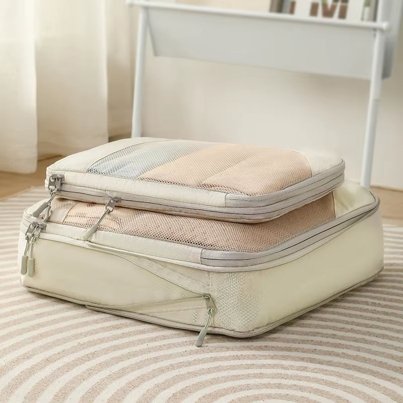 Compression Packing Cubes for Suitcases