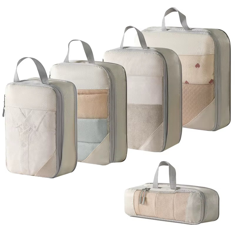 Compression Packing Cubes for Suitcases
