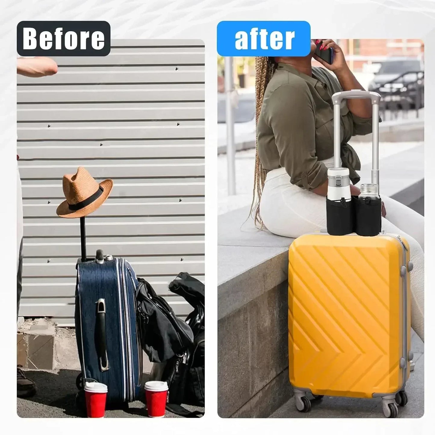 Luggage Travel Cup Holder