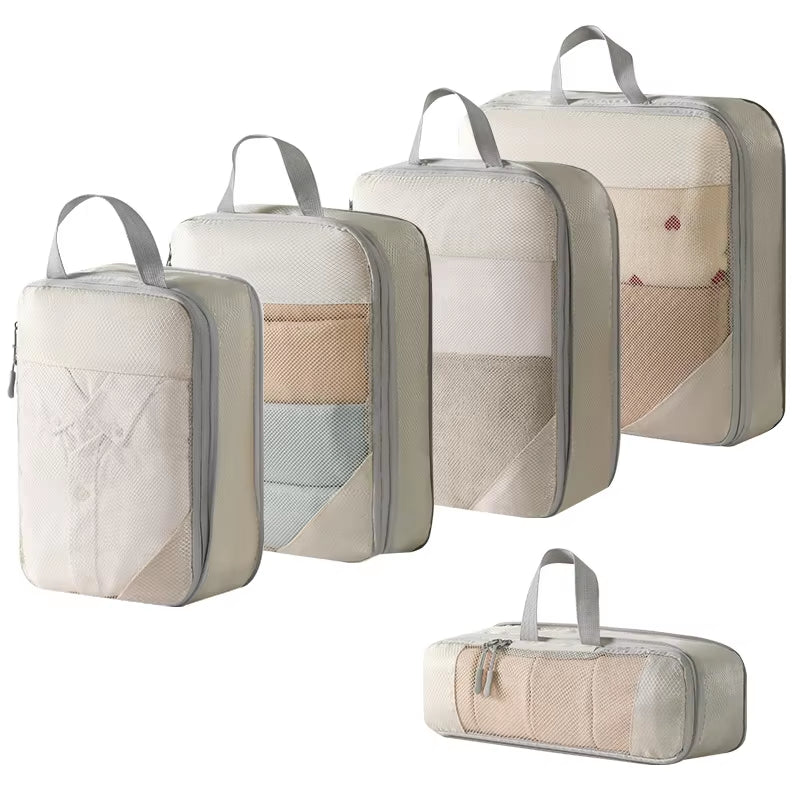 Compression Packing Cubes for Suitcases