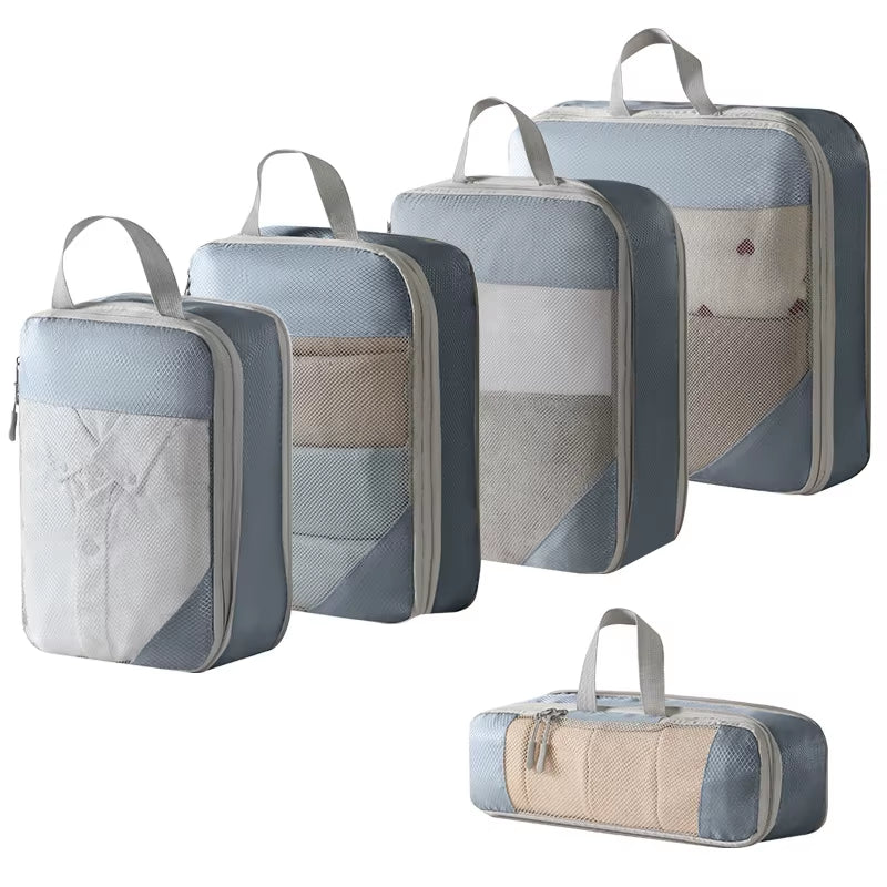 Compression Packing Cubes for Suitcases